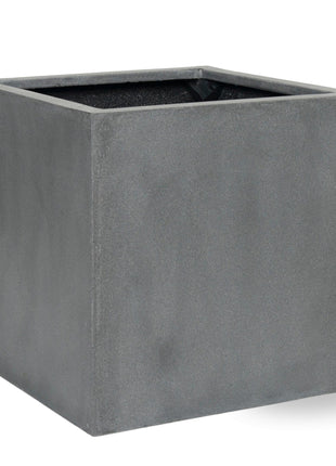 Block Grey – Betonnen plantenpot S | D30 × H30 cm | Moderne vierkante plantenbak voor binnen & buiten - Kamerplant