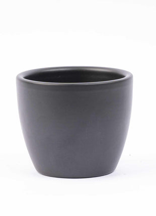 Mini - kerstboom set 3 - inclusief Boule Antraciet pot