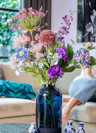 Kunstbloemen boeket - Pastel - 70 - 90 cm